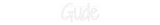 Personalisiertes Neonschild: Gude