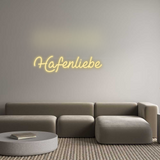 Personalisiertes Neonschild: Hafenliebe
 ...