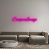 Personalisiertes Neonschild: CampusLounge