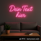 Neon Schriftzug personalisieren – Dein Text als LED Neon Schild ab 99 €