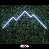 "Berg"  Leuchtmotiv aus LED Neon