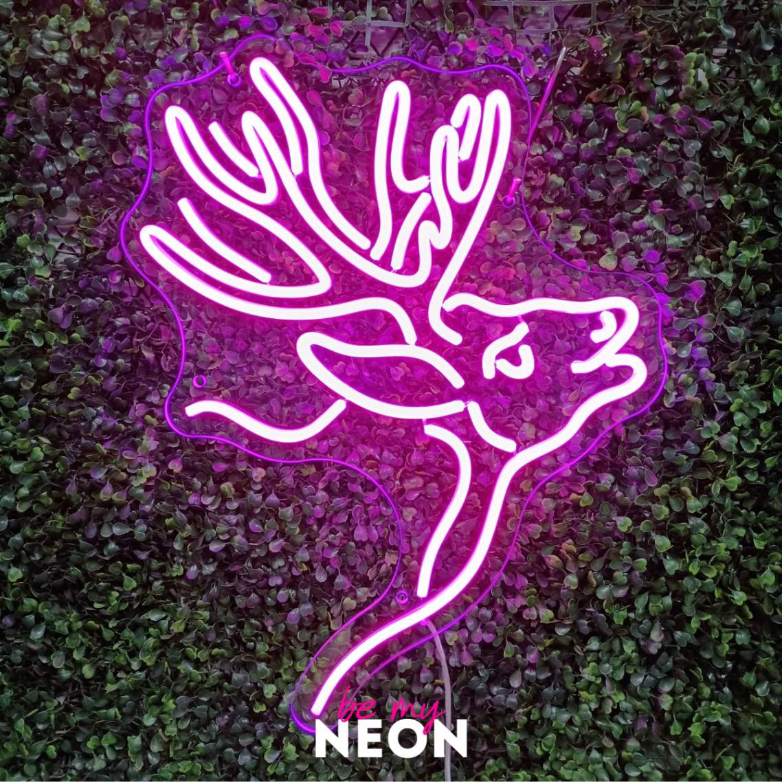 "Hirsch" Leuchtmotiv aus LED Neon
