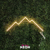 "Berg"  Leuchtmotiv aus LED Neon
