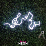 "Musik" Leuchtmotiv aus LED Neon