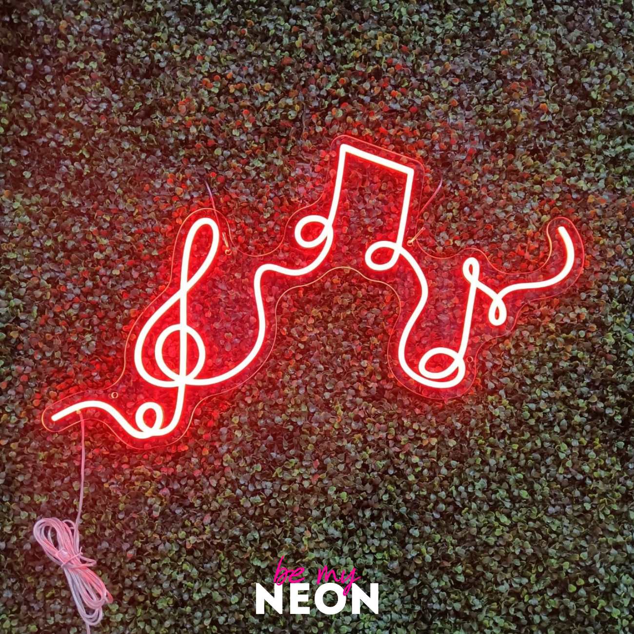 "Musik" Leuchtmotiv aus LED Neon