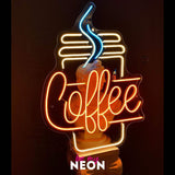 "Coffee Becher" LED Neonschild