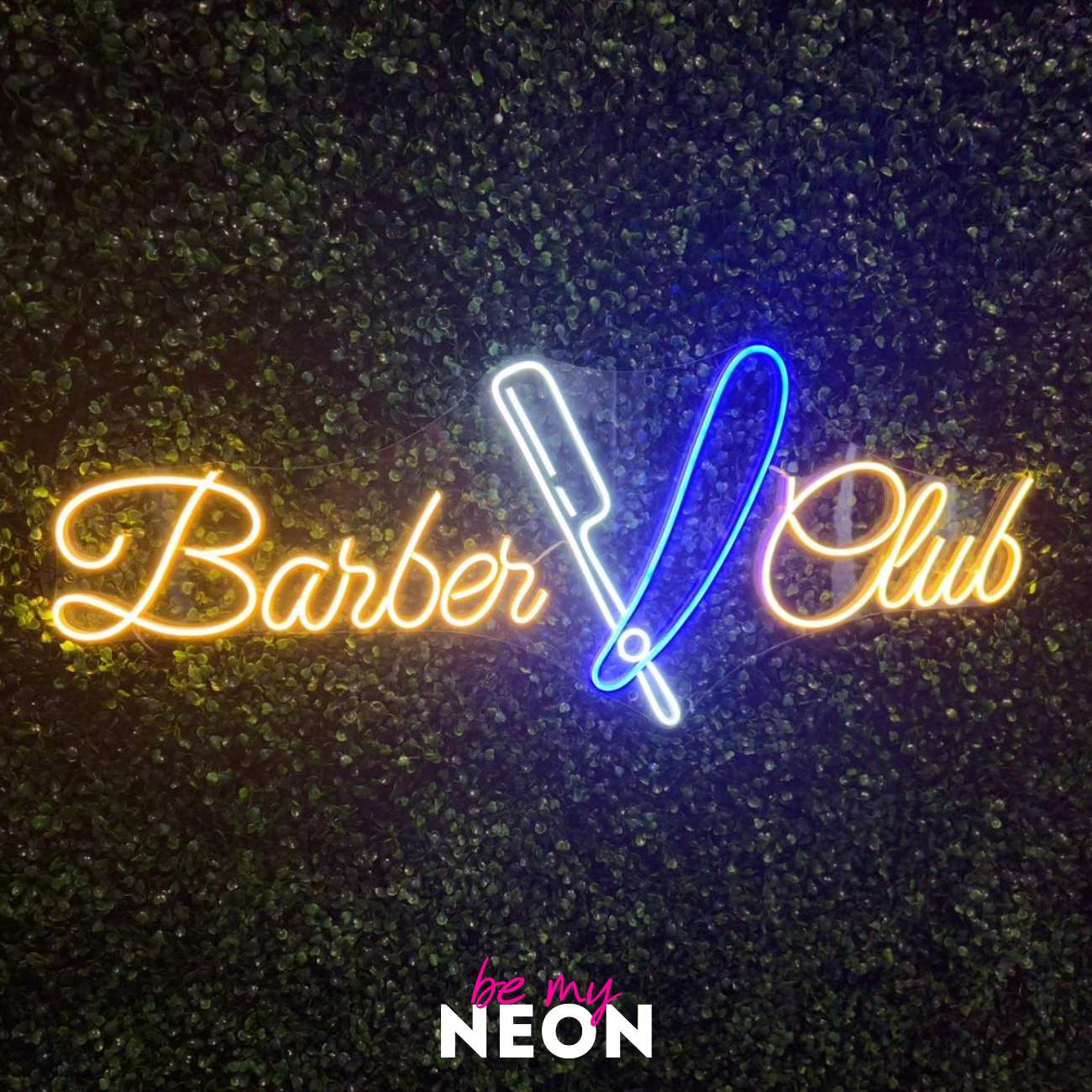 "Barber Club" LED Neonschild