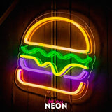 "Hamburger" LED Neonschild