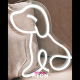 "Doggy Hund Dog" Leuchtmotiv aus LED Neon