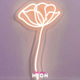 "Blume" Leuchtschrift aus LED Neon
