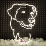 "Hund" Leuchtmotiv aus LED Neon