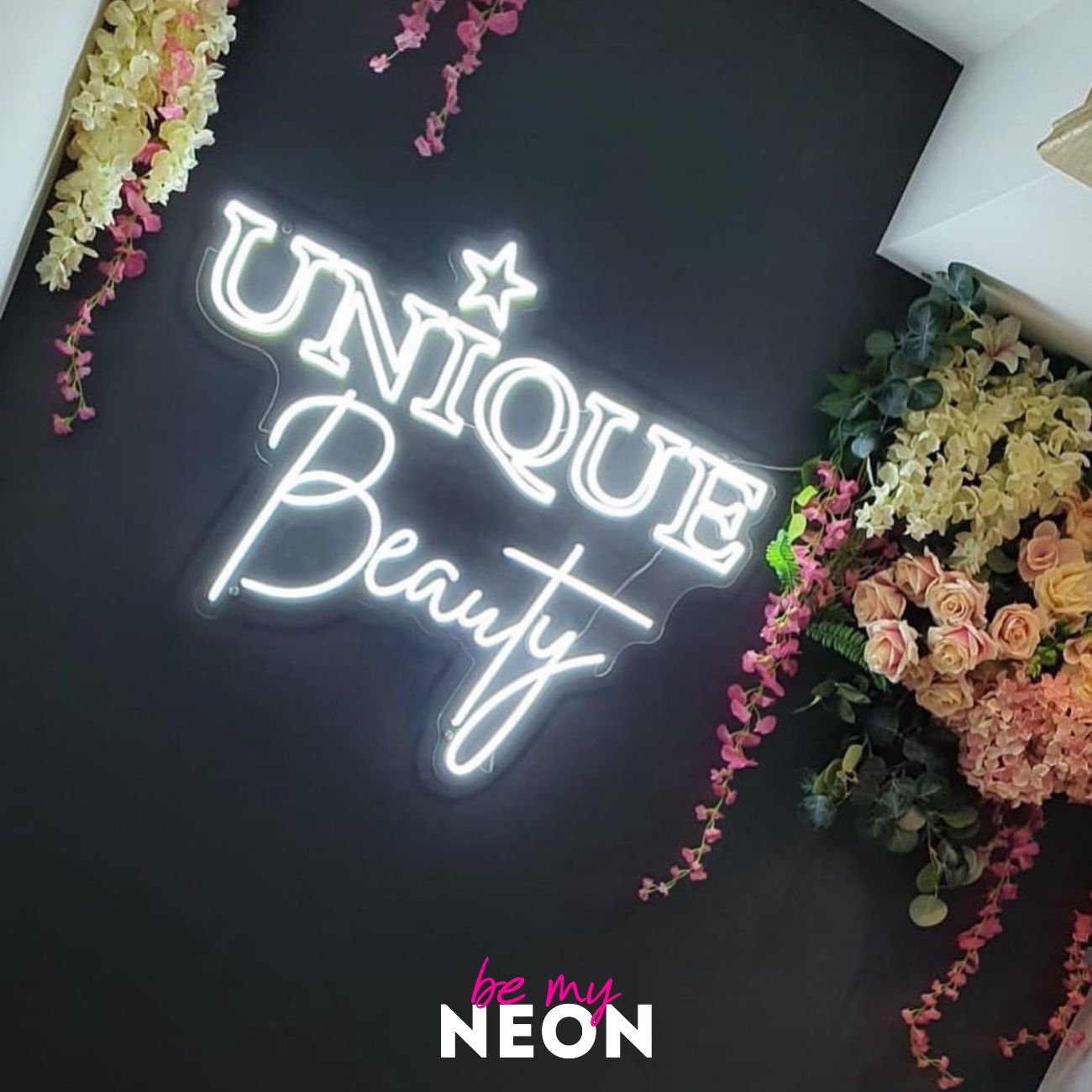 "Unique Beauty" LED Neonschild