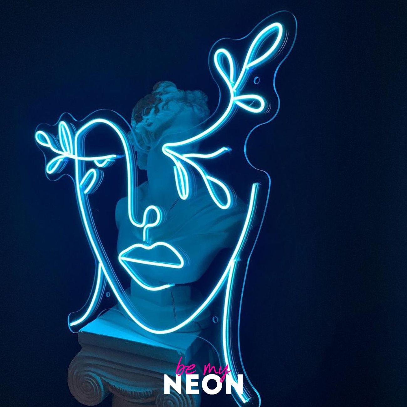 "Gesicht Face" Deko LED Neonschild