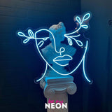 "Gesicht Face" Deko LED Neonschild