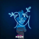 "Gesicht Face" Deko LED Neonschild