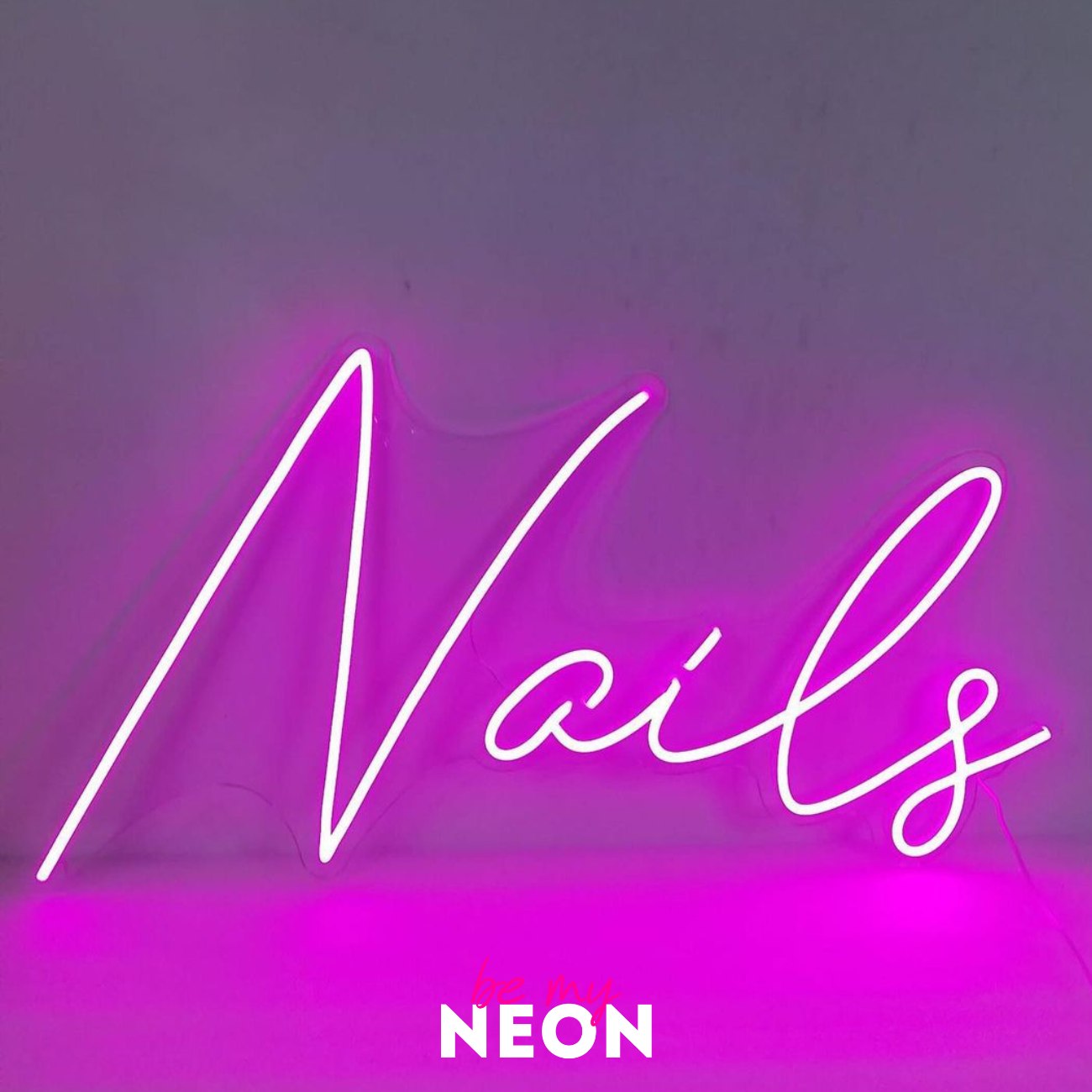 "Nails Nägel" LED Neonschild