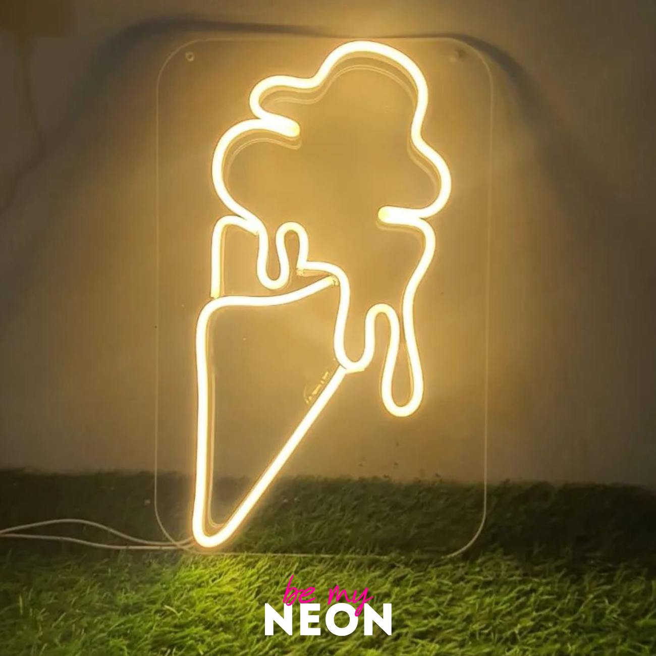 "Eis Waffel" LED Neonschild