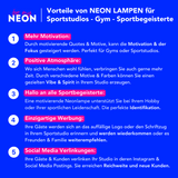"One More Rep - Gym Fitness" LED Neonschild