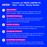 "Beauty Model Frau" LED Neonschild