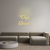 Personalisiertes Neonschild: Duja
Beauté