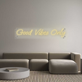 Personalisiertes Neonschild: Good Vibes Only