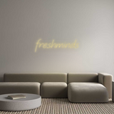 Personalisiertes Neonschild: freshminds