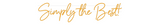 Personalisiertes Neonschild: Simply the Be...