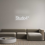 Custom Neon #2031 "Schriftzug Studio4*"