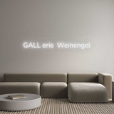 Personalisiertes Neonschild: GALL erie  We...