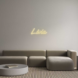 Personalisiertes Neonschild: Livia