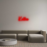 Personalisiertes Neonschild: Kaffee
