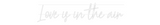 Personalisiertes Neonschild: Love is in th...