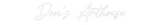 Personalisiertes Neonschild: Don’s Arthouse