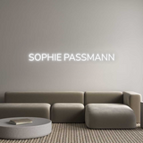 Personalisiertes Neonschild: SOPHIE PASSMANN