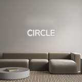 Personalisiertes Neonschild: CIRCLE