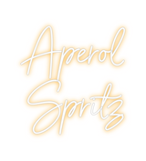 Custom Neon: Aperol
Spritz