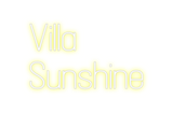 Custom Neon: Villa 
Sunshi...