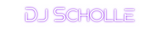 Custom Neon: Dj Scholle