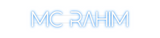 Custom Neon: MC RAHIM