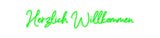 Custom Neon: Herzlich Will...