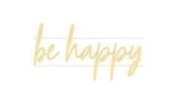 Custom Neon: be happy