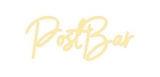 Custom Neon: PostBar
