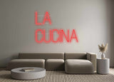 Custom Neon: LA 
CUCINA