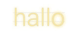 Custom Neon: hallo