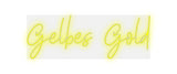 Custom Neon: Gelbes Gold