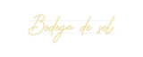 Custom Neon: Bodega de sol
