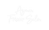 Custom Neon: Ayman
 Hairdresser...
