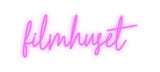 Custom Neon: filmhuset