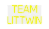 Custom Neon: TEAM 
LITTWIN