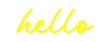 Custom Neon: hello